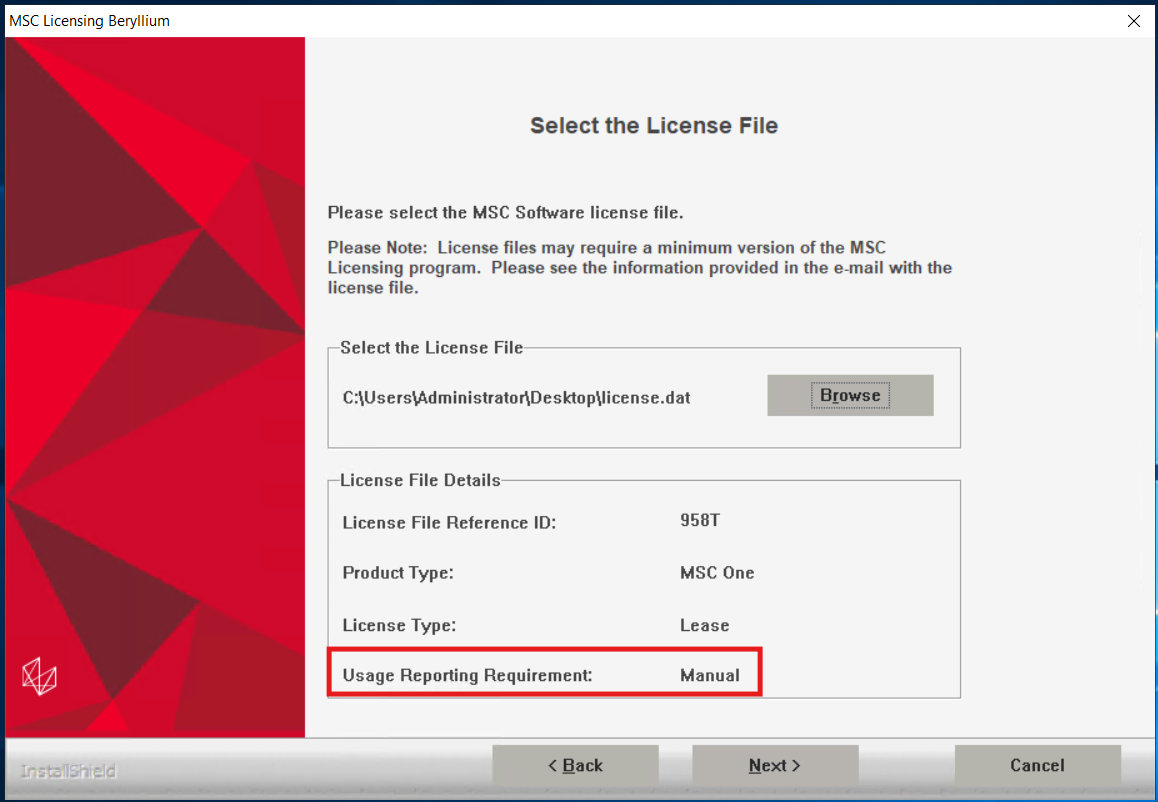How to enable the usage reporting on the license server?